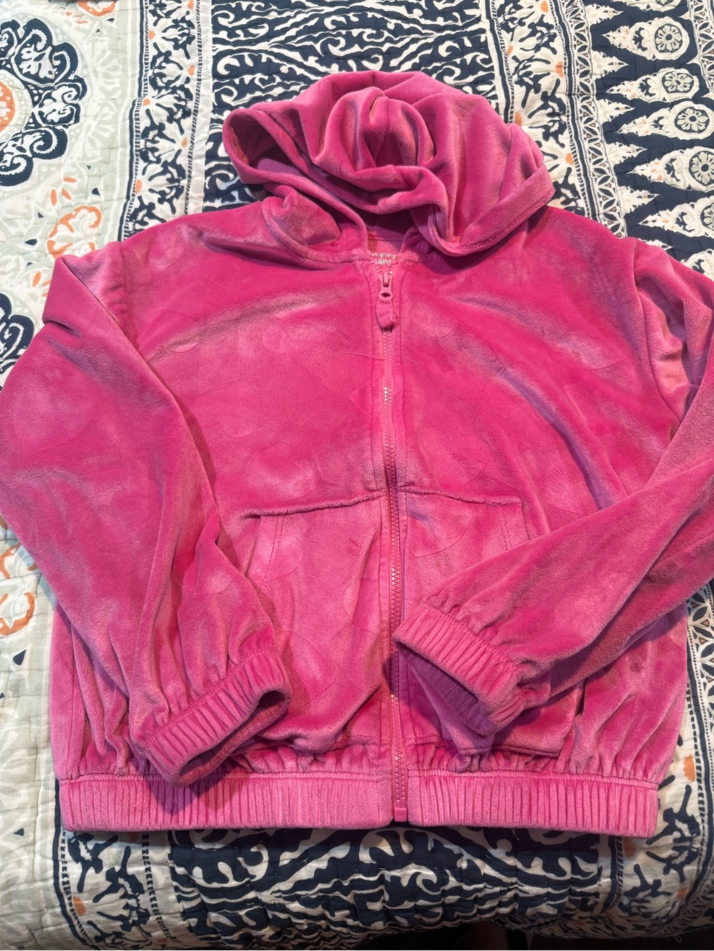 Girls' Pink Hooded Zip-Up Jacket - jumping beans.